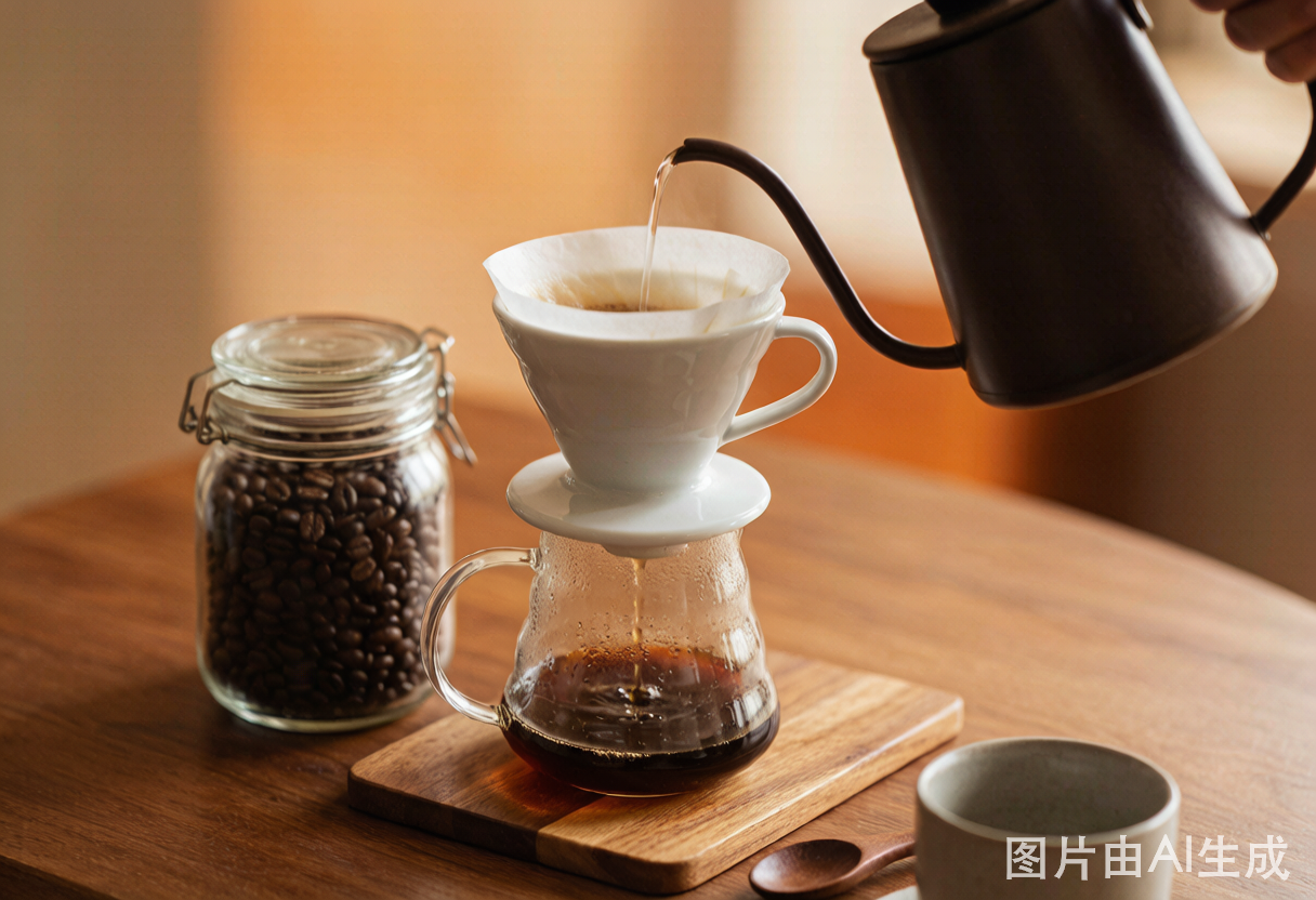 手冲咖啡实操特写